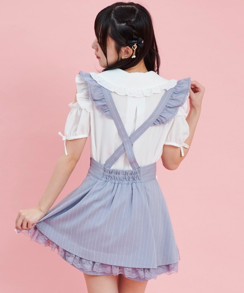 Secret Honey（シークレットハニー）の「ウエストレースアップスカパン（その他パンツ・レディース・ブラック/ピンク/グレー・MEDIUM）」の14枚目の写真