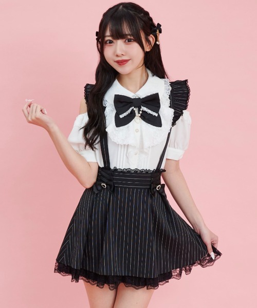 Secret Honey（シークレットハニー）の「ウエストレースアップスカパン（その他パンツ・レディース・ブラック/ピンク/グレー・MEDIUM）」の16枚目の写真