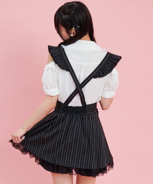 Secret Honey（シークレットハニー）の「ウエストレースアップスカパン（その他パンツ・レディース・ブラック/ピンク/グレー・MEDIUM）」の17枚目の写真