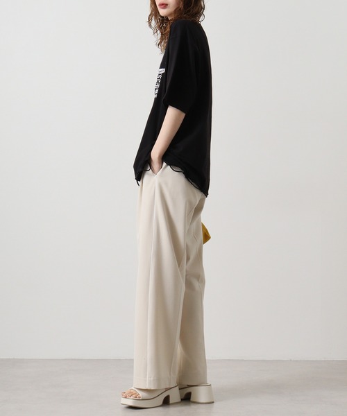 RE730（アールイーセブンサーティー）の「RE730 ダメージTシャツ（Tシャツ/カットソー・メンズ・ブラック系1/ブラック・M/XL/L）」の21枚目の写真