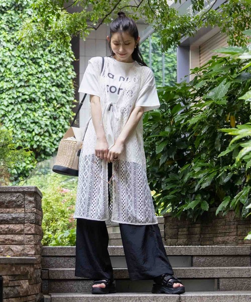 ハッシュハッシュ HusHusH パンツ ハッシュアッシュ イージーワイドパンツ