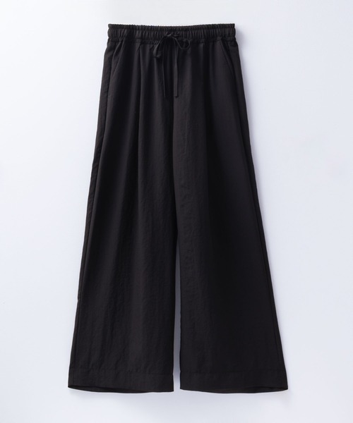 HusHusH（ハッシュアッシュ）の「HusHusH ハッシュアッシュ イージーワイドパンツ（その他パンツ・レディース・キャメル/ブラック・M/L）」の8枚目の写真