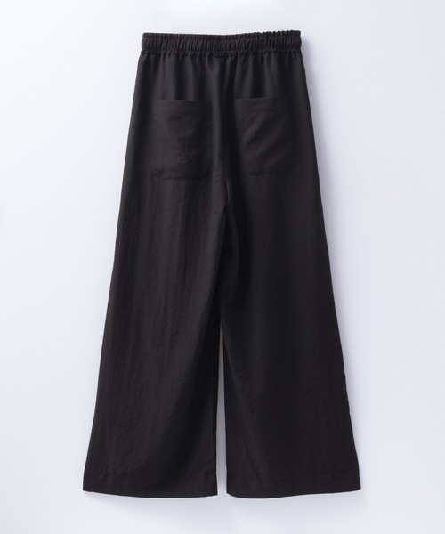 HusHusH（ハッシュアッシュ）の「HusHusH ハッシュアッシュ イージーワイドパンツ（その他パンツ・レディース・キャメル/ブラック・M/L）」の9枚目の写真