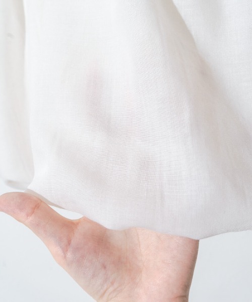 flower（フラワー）の「バルーンギャザービスチェ（キャミソール・レディース・ホワイト/ブラック・FREE）」の11枚目の写真