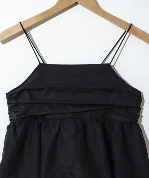 flower（フラワー）の「バルーンギャザービスチェ（キャミソール・レディース・ホワイト/ブラック・FREE）」の12枚目の写真