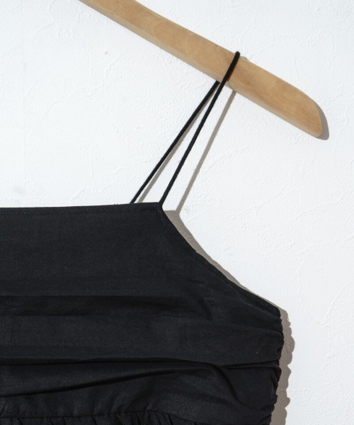 flower（フラワー）の「バルーンギャザービスチェ（キャミソール・レディース・ホワイト/ブラック・FREE）」の13枚目の写真