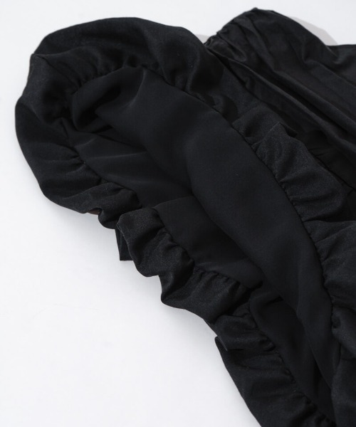 flower（フラワー）の「バルーンギャザービスチェ（キャミソール・レディース・ホワイト/ブラック・FREE）」の16枚目の写真