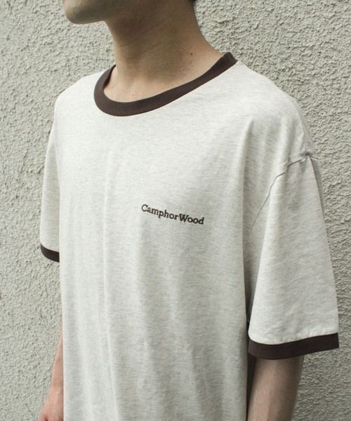 セール】single stitch official logo ringer tee / シングル