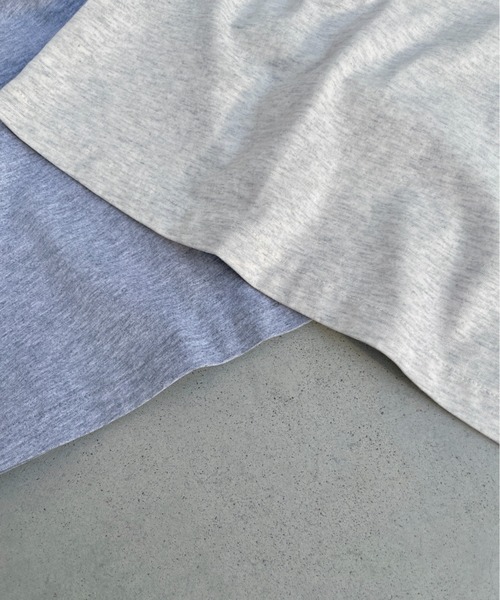CAMPHOR WOOD(カンファーウッド)の「single stitch official logo ringer tee / シングルステッチリンガーTシャツ(Tシャツ/カットソー・メンズ・オートミール/杢グレー・MEDIUM/LARGE)」の17枚目の写真