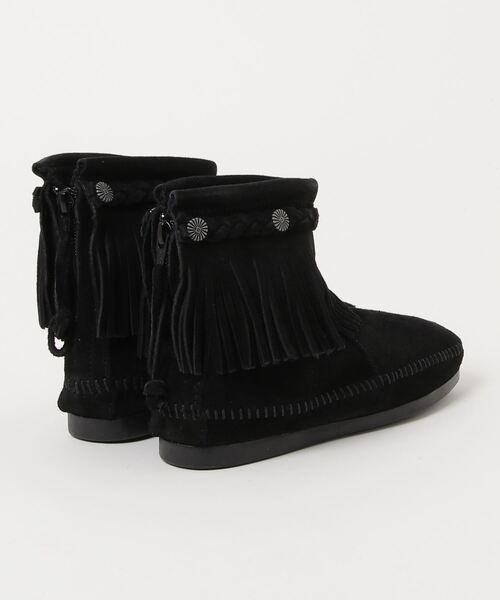 Minnetonka(ミネトンカ)の「【MINNETONKA】ハイ トップ バック ジッパー ブーツ HI TOP BACK ZIP BOOTS(ブーツ・レディース・ブラック/ライトブラウン/ダークブラウン/ブラウン/グレー・US5/US5.5/US6)」の6枚目の写真