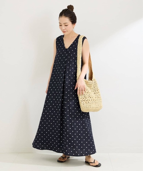 新品・タグ付！SIMPLICITE リネンレーヨン スリーブレスワンピース Ｓ 追加》リネンレーヨンスリーブレスワンピース（ワンピース