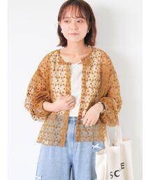 ehka sopo | クルーネックレースブラウス(シャツ/ブラウス)
