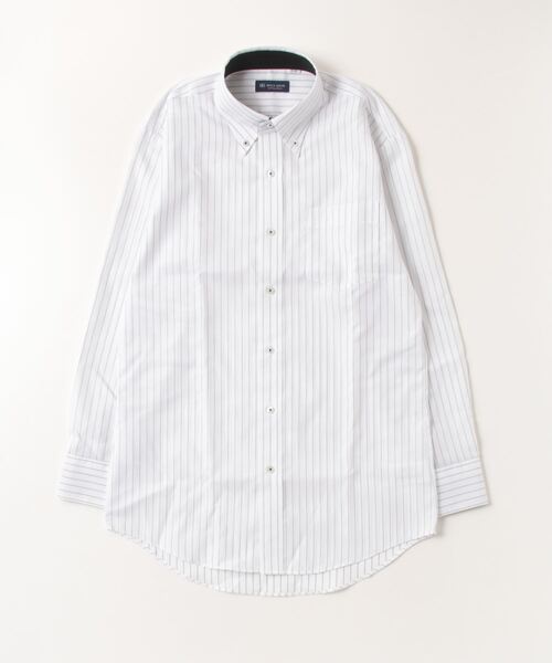 形態安定ノーアイロン ボタンダウン 長袖ビジネスワイシャツ（ビジネスシャツ）｜TOKYO SHIRTS（トウキョウシャツ）