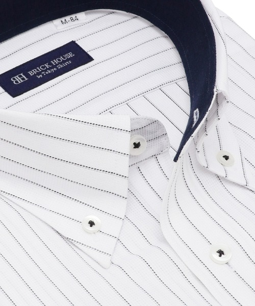 形態安定ノーアイロン ボタンダウン 長袖ビジネスワイシャツ（ビジネスシャツ）｜TOKYO SHIRTS（トウキョウシャツ）