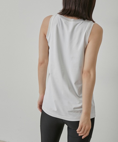 agnes b.（アニエスベー）の「【agnes b.×NERGY】UV＆吸水速乾 ファンクションタンクトップ（タンクトップ・レディース・ブラック/ブルー/ホワイト・FREE）」の10枚目の写真