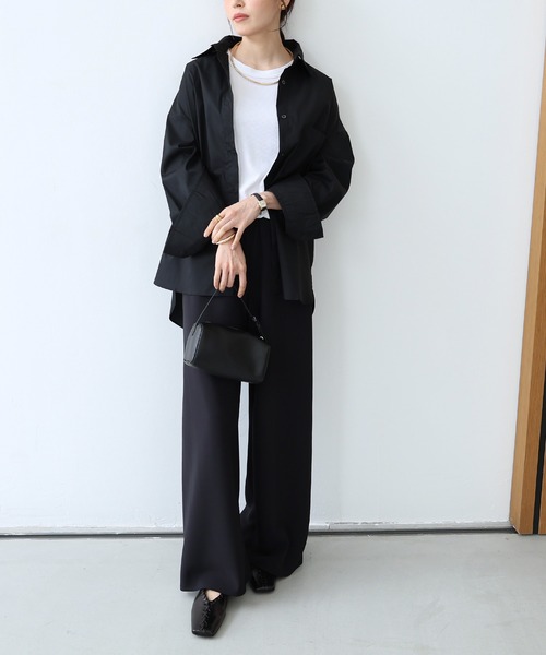 新品タグ付き✨ イージーワイドパンツ ネイビー セール】イージーワイドパンツ（その他パンツ）｜evernavy