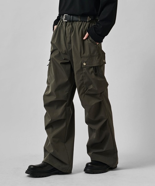 Neucon/ニューコン】ダブルポケットパラシュートカーゴパンツ（カーゴ