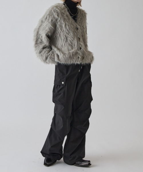 Neucon/ニューコン】ダブルポケットパラシュートカーゴパンツ（カーゴ