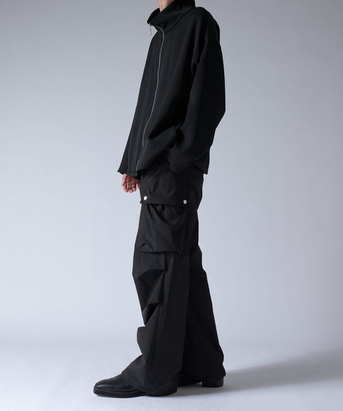 Lui's（ルイス）の「【Neucon/ニューコン】ダブルポケットパラシュートカーゴパンツ（カーゴパンツ・メンズ・ブラック/グレー/チャコールグレー/ライトグレー/オリーブ・1/2）」の16枚目の写真