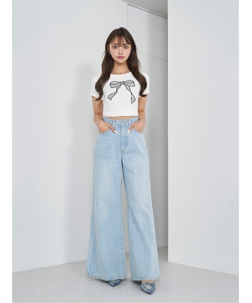 新品未使用 Darich ドットリボンTシャツ ホワイト ドットリボンTシャツ – Darich (ダーリッチ)