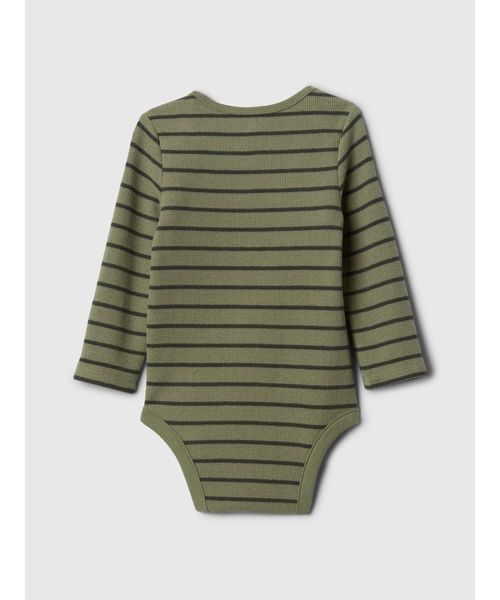 GAP（ギャップ）の「はじめてのお気に入り ボディスーツ (ベビー)（ロンパース・キッズ・ベージュ系その他/アイボリー/ピンク/ネイビー/ベージュ/レッド/ピンク系その他/オフホワイト/グレー/グリーン/ブルー/ブラック・80ｃｍ/90cm/50cm/70cm/60cm）」の19枚目の写真