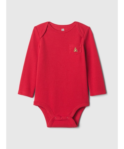 GAP（ギャップ）の「はじめてのお気に入り ボディスーツ (ベビー)（ロンパース・キッズ・ベージュ系その他/アイボリー/ピンク/ネイビー/ベージュ/レッド/ピンク系その他/オフホワイト/グレー/グリーン/ブルー/ブラック・80ｃｍ/90cm/50cm/70cm/60cm）」の12枚目の写真