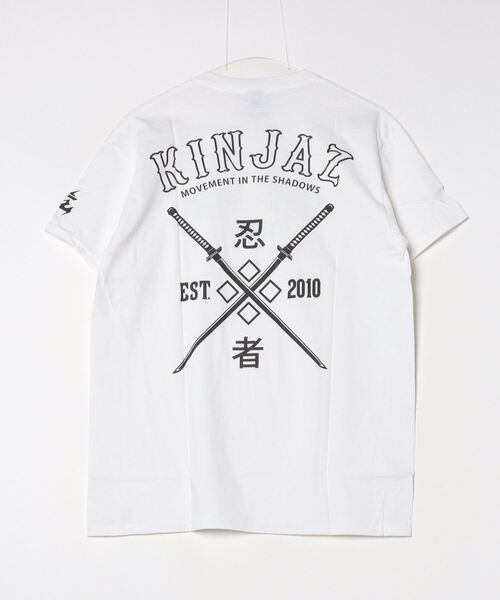 Mag.(マグ)の「【KINJAZ】Graphic T(Tシャツ/カットソー・メンズ・ブラック/ホワイト・MEDIUM/LARGE)」の3枚目の写真