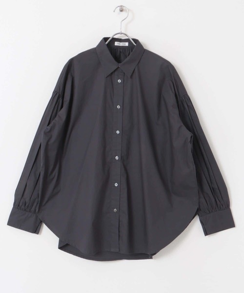 FORK&SPOON(フォークアンドスプーン)の「FORK&SPOON ハイカウントコットンボリュームスリーブシャツ(シャツ/ブラウス・レディース・オフホワイト/チャコールグレー・1)」の15枚目の写真