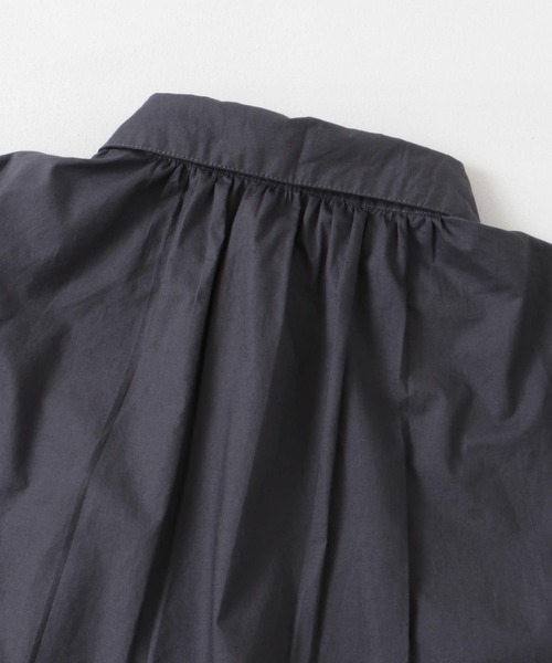 FORK&SPOON(フォークアンドスプーン)の「FORK&SPOON ハイカウントコットンボリュームスリーブシャツ(シャツ/ブラウス・レディース・オフホワイト/チャコールグレー・1)」の18枚目の写真