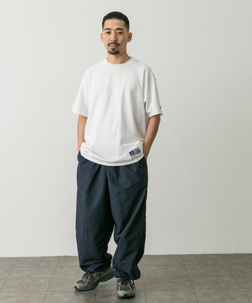 Russell Athletic(ラッセルアスレティック)の「『別注』RUSSELL ATHLETIC×DOORS USA Cotton Basic Tee(Tシャツ/カットソー・メンズ・グレー/ブラック/ホワイト・MEDIUM/LARGE)」の8枚目の写真