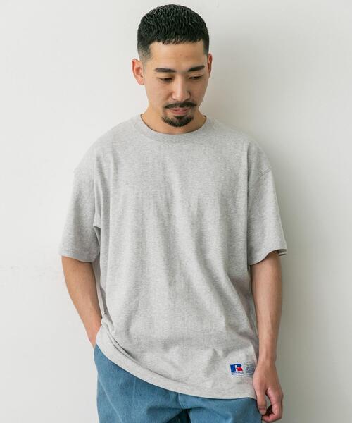 Russell Athletic(ラッセルアスレティック)の「『別注』RUSSELL ATHLETIC×DOORS USA Cotton Basic Tee(Tシャツ/カットソー・メンズ・グレー/ブラック/ホワイト・MEDIUM/LARGE)」の13枚目の写真