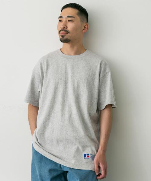 Russell Athletic(ラッセルアスレティック)の「『別注』RUSSELL ATHLETIC×DOORS USA Cotton Basic Tee(Tシャツ/カットソー・メンズ・グレー/ブラック/ホワイト・MEDIUM/LARGE)」の14枚目の写真