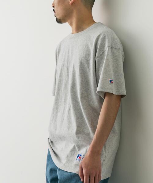 Russell Athletic(ラッセルアスレティック)の「『別注』RUSSELL ATHLETIC×DOORS USA Cotton Basic Tee(Tシャツ/カットソー・メンズ・グレー/ブラック/ホワイト・MEDIUM/LARGE)」の16枚目の写真