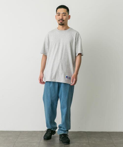 Russell Athletic(ラッセルアスレティック)の「『別注』RUSSELL ATHLETIC×DOORS USA Cotton Basic Tee(Tシャツ/カットソー・メンズ・グレー/ブラック/ホワイト・MEDIUM/LARGE)」の18枚目の写真