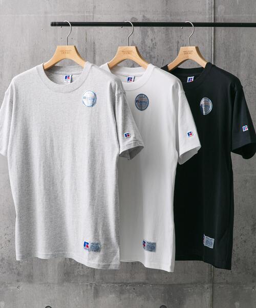 Russell Athletic(ラッセルアスレティック)の「『別注』RUSSELL ATHLETIC×DOORS USA Cotton Basic Tee(Tシャツ/カットソー・メンズ・グレー/ブラック/ホワイト・MEDIUM/LARGE)」の19枚目の写真