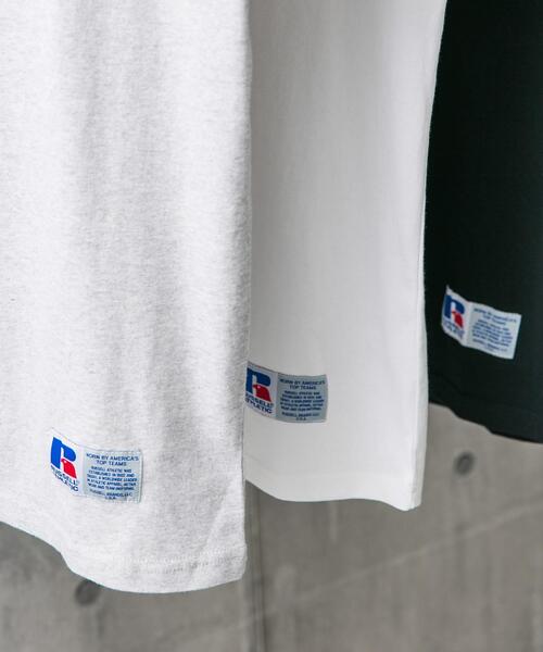 Russell Athletic(ラッセルアスレティック)の「『別注』RUSSELL ATHLETIC×DOORS USA Cotton Basic Tee(Tシャツ/カットソー・メンズ・グレー/ブラック/ホワイト・MEDIUM/LARGE)」の21枚目の写真