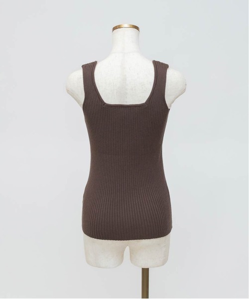 RANDA（ランダ）の「クロップド丈ニットアンサンブル（ニット/セーター・レディース・グレー/クリーム/ブラウン・FREE）」の17枚目の写真