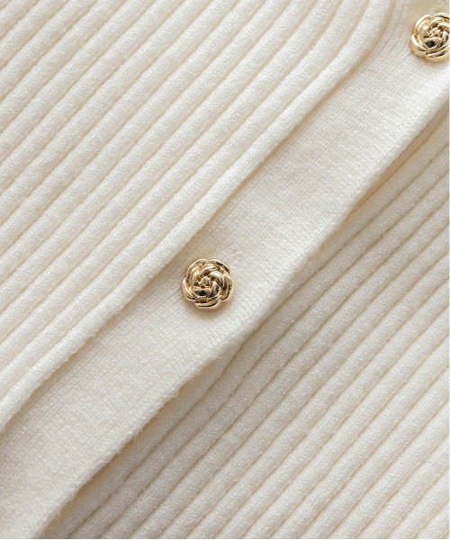 RANDA（ランダ）の「クロップド丈ニットアンサンブル（ニット/セーター・レディース・グレー/クリーム/ブラウン・FREE）」の21枚目の写真