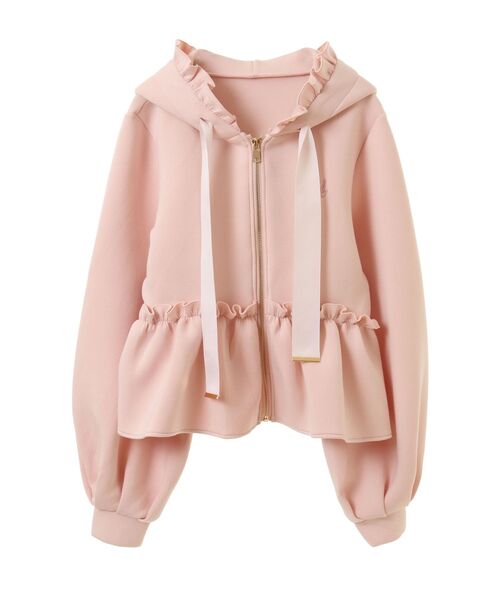 Areeam（アリーム）の「ペプラムフリルパーカー（カーディガン/ボレロ