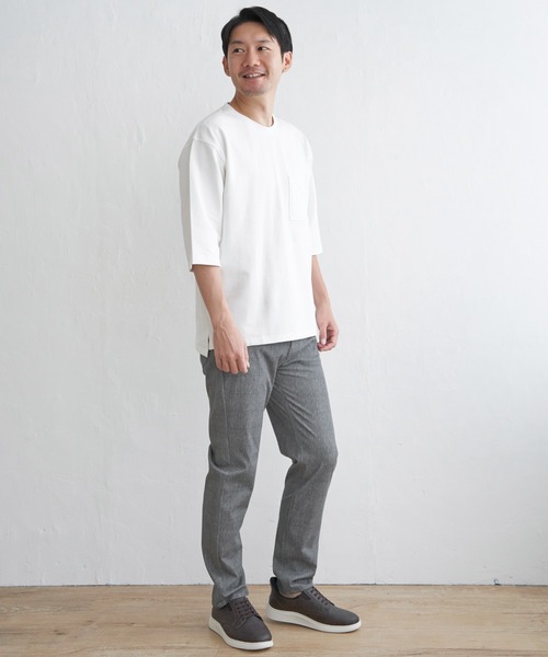 ikka(イッカ)の「GOKU楽パンツ EASY STRETCH チェック5ポケット(その他パンツ・メンズ・グレー/チャコールグレー/ブラウン/ネイビー・S/M/L/XL)」の6枚目の写真