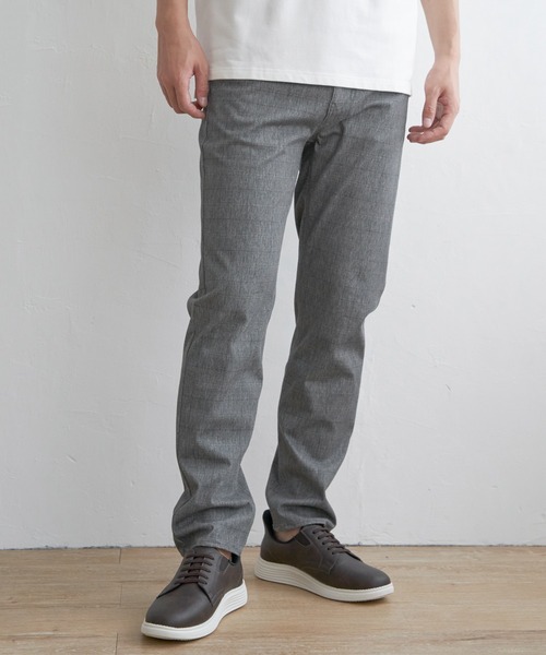 ikka(イッカ)の「GOKU楽パンツ EASY STRETCH チェック5ポケット(その他パンツ・メンズ・グレー/チャコールグレー/ブラウン/ネイビー・S/M/L/XL)」の5枚目の写真
