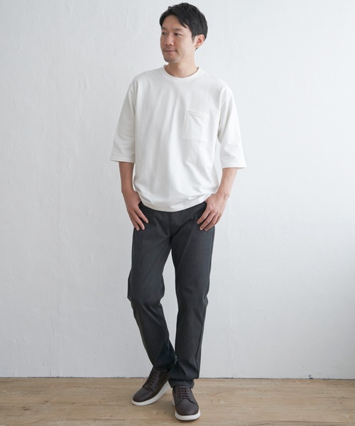ikka(イッカ)の「GOKU楽パンツ EASY STRETCH チェック5ポケット(その他パンツ・メンズ・グレー/チャコールグレー/ブラウン/ネイビー・S/M/L/XL)」の9枚目の写真