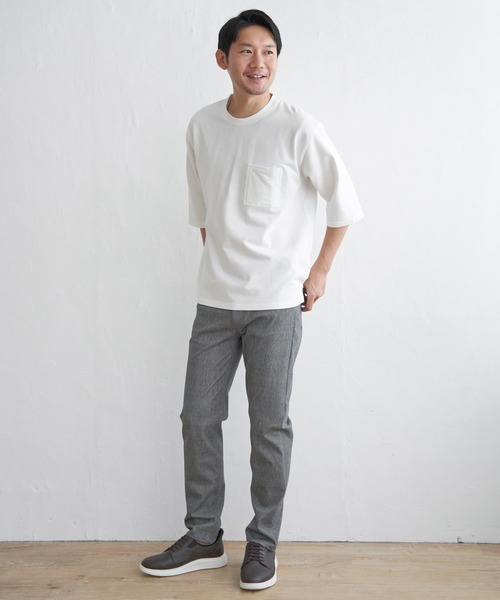 ikka(イッカ)の「GOKU楽パンツ EASY STRETCH チェック5ポケット(その他パンツ・メンズ・グレー/チャコールグレー/ブラウン/ネイビー・S/M/L/XL)」の7枚目の写真