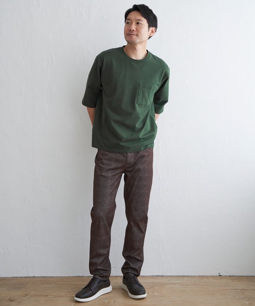 ikka(イッカ)の「GOKU楽パンツ EASY STRETCH チェック5ポケット(その他パンツ・メンズ・グレー/チャコールグレー/ブラウン/ネイビー・S/M/L/XL)」の11枚目の写真