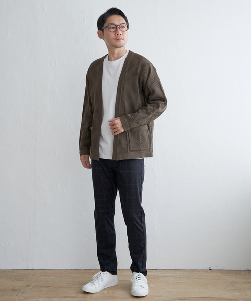 ikka(イッカ)の「GOKU楽パンツ EASY STRETCH チェック5ポケット(その他パンツ・メンズ・グレー/チャコールグレー/ブラウン/ネイビー・S/M/L/XL)」の14枚目の写真
