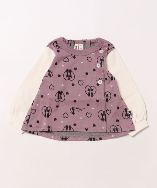 ハートＣＡＴジャガードプルオーバー（スウェット）｜nino（ニノ）