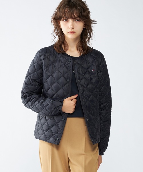 【セール】ダウンキルトカラーレスジャケット（ダウンジャケット/コート）｜TOMMY HILFIGER（トミーヒルフィガー）