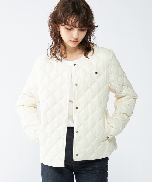TOMMY HILFIGER（トミーヒルフィガー）の「ダウンキルトカラーレス 