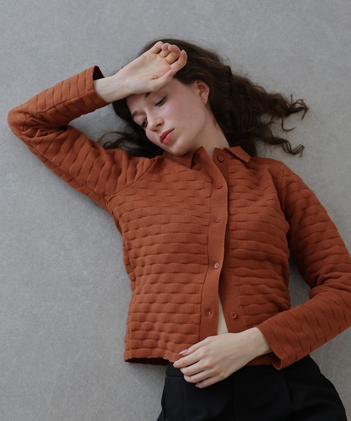 ジャガードニットカーディガン ジャガードニットSMILE PARADICE カーデ | ジムマスター（gym