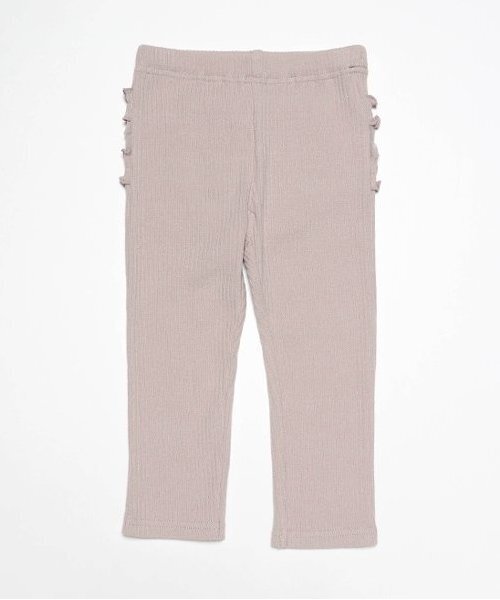 petit main（プティマイン）の「バックフリルレギンス（レギンス/スパッツ・キッズ・キナリ/ブルー/ライトピンク/マルチ・80ｃｍ/90cm/100cm/110cm/120cm）」の3枚目の写真